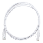 LINKEDPRO BY EPCOM LP-UT6-200-WH28 – Cable de Parcheo Slim UTP / Cat6 / 2 m (6.56 ft) / 28 AWG / Blanco / 10 Gbps