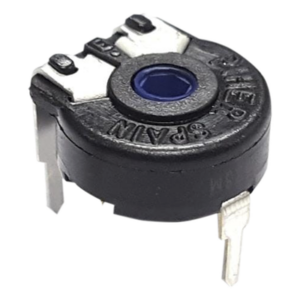 SYSCOM 531-PT10V-50K-S – Potenciómetro de Carbón / 50 kΩ / 0.15 W / 10 mm / Montaje Horizontal / Ajuste Vertical / IP54