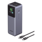 UGREEN 35525B – Power Bank / 25000mAh / 200W Total / 140W USB-C1 + 100W USB-C2 / PD 3.0 / QC 3.0 / Pantalla TFT / Carcasa Ignífuga