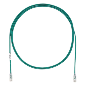 PANDUIT UTP28SP7GR – Cable de Parcheo UTP / Cat6 / 28AWG Diámetro Reducido / 2.13 m (7 Pies) / Verde