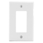 HUBBELL HUB-P26W – Tapa para Contacto Rectangular / Decorador / Policarbonato Termoplástico / 4.63 x 2.88 x 0.25 in / Vertical / Blanco