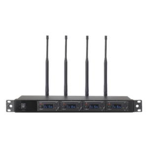 EPCOM PROAUDIO SF-354UH – Receptor UHF / 4 Canales Independientes / 100 Frecuencias / Rango 700-900 MHz / Pantalla LCD