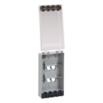 PANDUIT CFPWR4CL – Placa de Pared Vertical / IP56 / 4 Módulos Mini-Com / Policarbonato / Color Claro