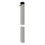 SYSCOM TOWERS SLM-S5G – Mástil Telescópico Ligero / 3 m (9.8 ft) de Altura / 2" de Diámetro / Acero Galvanizado Calibre 20 / 4.5 kg / Antenas < 25 cm