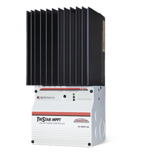 MORNINGSTAR TS-MPPT-60 – Controlador de Carga Solar MPPT / 60 A / 12/24/36/48 V / Voc 150 Vcc / Sin Ventiladores / RS-232