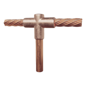 TOTAL GROUND TGMCPV5/8R1/0 – Molde para soldadura exotérmica / Tipo T / Varilla 5/8 in. a Cable 1/0 AWG / Carga 90