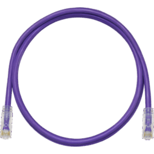 PANDUIT UTPSP2VLY – Cable de Parcheo UTP / Cat6 / 24 AWG / 0.61 m (2 ft) / 250 MHz / CM / T568A/B / PoE 2500 Ciclos