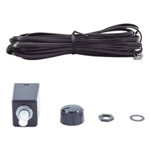 JVC  KENWOOD KCA-RC01A – Cable de volumen remoto de subwoofer / 6 m (19.7 ft) / Conectores seguros / Ajuste en tiempo real