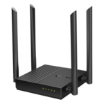 TP-LINK ARCHERC64 – Router Inalámbrico / AC1200 / Doble Banda / MU-MIMO 2x2 / 4 Puertos LAN Gigabit / EasyMesh / Beamforming