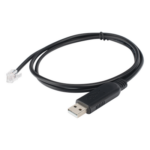 EPEVER CCUSBARJ11100V1.0 – Cable de Comunicación / USB a RS232 / Conectores RJ11 y USB Estándar / Para Monitoreo de Baterías