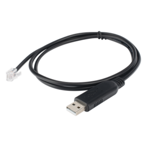 EPEVER CCUSBARJ11100V1.0 – Cable de Comunicación / USB a RS232 / Conectores RJ11 y USB Estándar / Para Monitoreo de Baterías