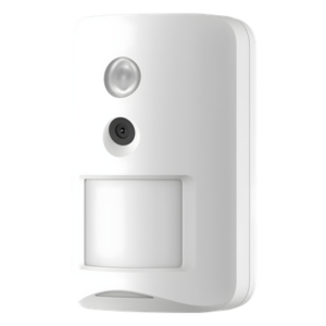 HIKVISION DS-PD201PC10-WB – Detector PIR Inalámbrico con Cámara / 320 x 240 / Inmunidad Mascotas 24 kg / 10 m (32.8 ft) / 90° Cobertura / Batería 2 Años / Interior