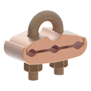 HUBBELL BURNDY HUB-GK64-29 – Conector Mecánico / 3 Cables Cobre 2/0 AWG - 250 KCMIL / Varilla 5/8" - 3/4" / Torque 480 lbf·in / UL467