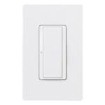 LUTRON ELECTRONICS RRD8ANSWH – Interruptor Electrónico Maestro / 8 A Iluminación / 1/4 HP Motor / 120 V / Un Polo o Multilocalización / Neutro Requerido / RadioRA 2 y RA2 Select