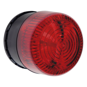 STI STI-SA5500-R – Microcontrolador SELECT-ALERT / Sirena-Estrobo / 32 Tonos / 8 Patrones LED / Policarbonato / IP66 / -40°C a 121°C / 12-24V CD o 9V CD / Rojo