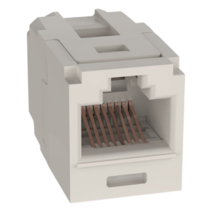 PANDUIT CC688IW – Módulo Acoplador / Cat 6 / RJ45 a RJ45 / Mini-Com / 50 μin Oro / -10°C a 65°C / 2500 Ciclos / Blanco Mate