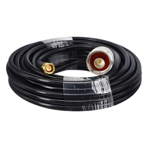 IBERNEX NX9775/C10 – Cable Coaxial / Baja Pérdida / 10 m (32.8 ft) / Impedancia 50 Ω / Operación 5-3000 MHz / Apantallamiento >90 dB / Conectores N y SMA Macho