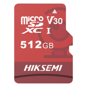 HIKSEMI by HIKVISION HS-TF-E1/512G – Tarjeta MicroSD / 512 GB / Lectura 95 MB/s / Escritura 60 MB/s / Clase 10 U3 / TLC NAND / Grabación 4K 24/7 / Resistente Agua y Golpes