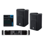 YAMAHA CBR10KIT/PA – Sistema PA / 2 Bocinas 2 Vías 10" / Amplificador Clase D 2x 800W / Mezclador 10 Canales / DSP Avanzado / Conectores XLR, TRS y Speakon