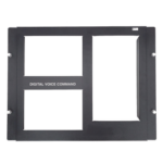NOTIFIER DPA-2B – Placa de Revestimiento / Acero Calibre 16 / 439 x 439 mm (17.3 x 17.3 in) / Gabinetes CAB-4 / Negro