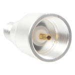 RF INDUSTRIES,LTD PT-4000-134 – Adaptador Coaxial / Conector SMA Hembra Inverso / Construcción Bronce Plata-Oro / Dieléctrico Teflón / Diseño Universal Combinable