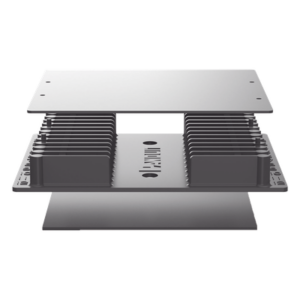 PANDUIT FSC24 – Charola de Empalme para Fibra Óptica / 24 Empalmes de Fusión o 12 Mecánicos / Gestión de Radio de Curvatura / Compatible con Paneles FRMEU