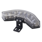 SIGNALPRO SPV9A – Luz Auxiliar Esquinera / 9 LED / Ámbar / Lente Transparente / Multivoltaje 12-24 VCD / SAE / ECE R65