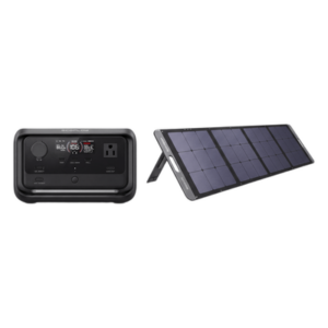 UGREEN KITEFR3PL15114 – Estación de Energía Portátil / 600W AC / X-Boost 1200W / Batería LiFePO4 286Wh / Panel Solar 200W / UPS <10ms / IP67