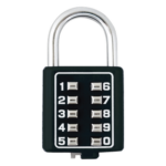 PHILLIPS-ASSA ABLOY MX2785 – Candado Digital de Combinación / 100,000 Combinaciones / Cuerpo 35/40 mm / Acero Cromado / Sin Llave / Anti-corrosión