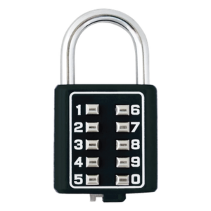 PHILLIPS-ASSA ABLOY MX2785 – Candado Digital de Combinación / 100,000 Combinaciones / Cuerpo 35/40 mm / Acero Cromado / Sin Llave / Anti-corrosión