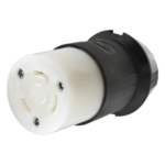 HUBBELL HUB-HBL-2623 – Conector Industrial con Bloqueo de Media Vuelta / 30 A 250 V CA / 2 Polos 3 Hilos / NEMA L6-30R / 0.36-0.93 in (9-24 mm)