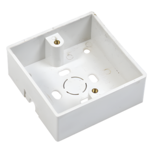 ACCESSPRO PRO802-BOX – Caja de Montaje para Botón de Salida / 86 x 86 mm / Profundidad 25 mm / Plástico ABS / 0.05 kg