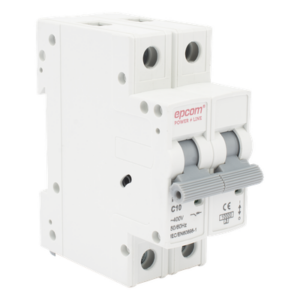 EPCOM POWERLINE FE7632PC10 – Interruptor Térmico 2P / 10 A / 415 Vca / 6.10 kA / IP20 / Riel DIN / Fotovoltaico AC