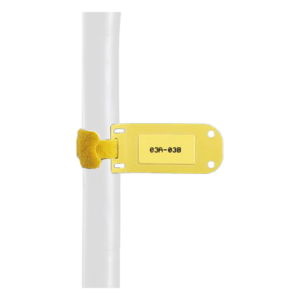 PANDUIT SLCT-YL – Marcadores de Identificación Autolaminados / 33.3 x 76.2 mm / 1.31' x 3.00' / Vinilo / Interior-Exterior / Amarillo / 25 piezas