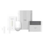 HIKVISION DS-PHA64-LP/RF – Kit Panel de Alarma Híbrido / 64 Zonas / Teclado LCD con Lector de Tags / PIR Inalámbrico 15 m (49.2 ft) / Expansor Speed-X Bus