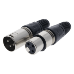 EPCOM PROAUDIO EP-XLRKIT – Kit Conector XLR / Macho + Hembra / Cable 3.5-8.0 mm / 16 A por Contacto / Soldadura / -30 °C a +80 °C