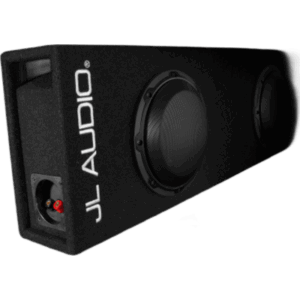 JL AUDIO 10-03056-00 – Subwoofer con Caja para Coche JL Audio MicroSub W3 / Dual 8" / 500 W RMS / 2 Ω o 4 Ω / Carcasa con Puertos / Terminal de 5 Vías