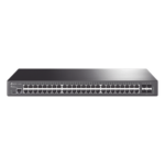 TP-LINK TL-SG3452 – Switch Administrable Gigabit / 48 Puertos RJ45 / 4 Puertos SFP 1G / 104 Gbps / Sin Ventilador / PoE No Incluido