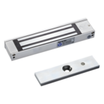 ACCESSPRO MAG-350S – Chapa Magnética / 350 lbs (158.8 kg) / Voltaje Dual 12/24 VDC / Sensor de Estado NO/COM / Aluminio Anodizado / Interior