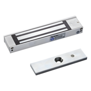 ACCESSPRO MAG-350S – Chapa Magnética / 350 lbs (158.8 kg) / Voltaje Dual 12/24 VDC / Sensor de Estado NO/COM / Aluminio Anodizado / Interior
