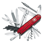 VICTORINOX 1.7775.T – Navaja Multifunción / 39 Herramientas / Llave Tuercas Tecnológica / Dados Hexagonales D-SUB 4-5 mm / Bits Phillips-Torx-Hex / ABS-Cellidor / 91x34x27 mm / 187 g