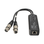 EPCOM PROAUDIO EPP-AUD2XEN – Extensor de Audio / 2 Canales XLR Balanceada/No Balanceada / Salida Digital Dante® / Latencia 1/2/5 ms / Ancho de Banda 100 Mbps / PoE y USB-C