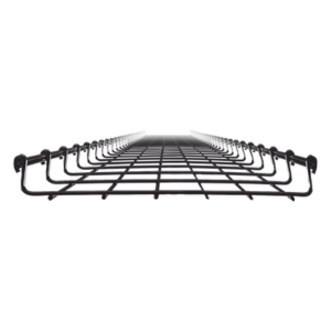 CHAROFIL MG-50-425EZ – Charola Tipo Malla / 300 mm Ancho / 33 mm Peralte / 3 m Tramo / Electro Zinc / 158 Cables Cat6 / 10 ft Equivalente