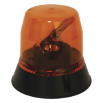 ECCO EB7813A – Baliza rotativa LED / Ámbar / SAE Clase I / Montaje permanente 3 tornillos / 12-24 VCC / -40°C a +70°C