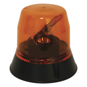 ECCO EB7813A – Baliza rotativa LED / Ámbar / SAE Clase I / Montaje permanente 3 tornillos / 12-24 VCC / -40°C a +70°C