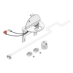 DKS DOORKING 1601-270 – Kit de Operación Manual para Barrera / Compatibilidad Modelo 1601 / Instalación Sin Herramientas / Operación de Emergencia / Diseño Ergonómico