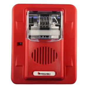 HOCHIKI HEC3-24WR – Sirena Estrobo / 24 Vcd / Multi-Candela 15-110 cd / Montaje en Pared / 100 dB / 3 Tonos Seleccionables