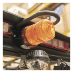 ECCO X6262-A – Mini Burbuja LED / Rango 12-80 VCC / IP66/67 / 8 Destellos 70 FPM / SAE J845 Clase III / Montaje Permanente