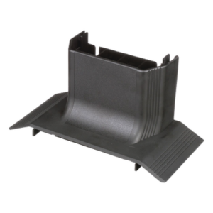 PANDUIT AFR4TRT70BL – Accesorio de Conexión a Canaleta de Piso / 4 Vías / PVC Rígido / Carga 907 kg / Área Interna 24.88 in² / UL94V-0 / Negro