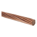 VIAKON A083/100 – Cable Eléctrico de Cobre Desnudo / 1/0 AWG / 100 m (328.1 ft) / Semiduro / 7 Hilos Concéntricos / NOM-063-SCFI